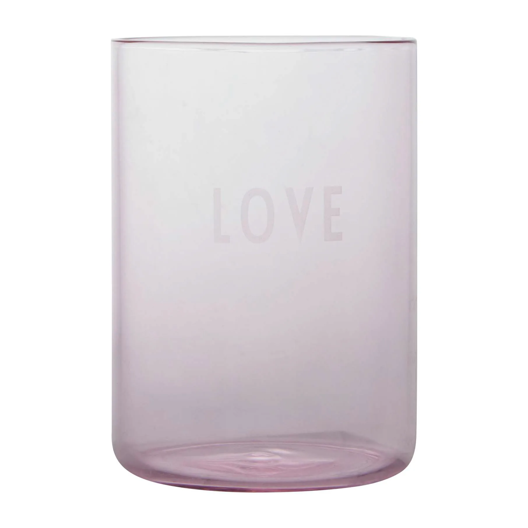 Design Letters Design Letters favoritglas 35 cl Love/Rose