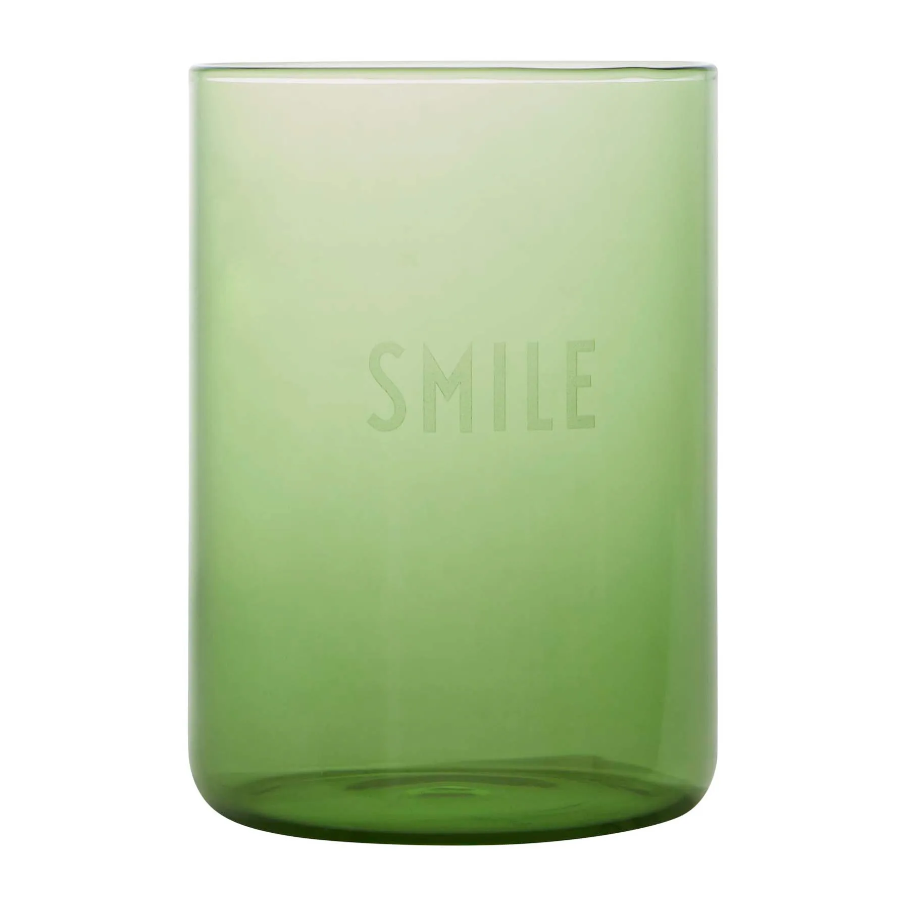 Design Letters Design Letters favoritglas 35 cl Smile/Green