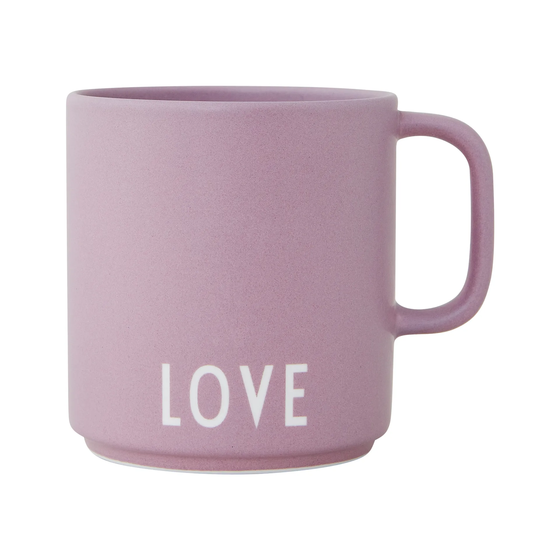 Design Letters Design Letters favoritkop med hank 25 cl Love/Lavender