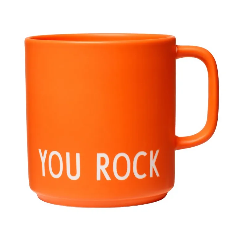 Design Letters Design Letters favoritkop med hank 25 cl Orange