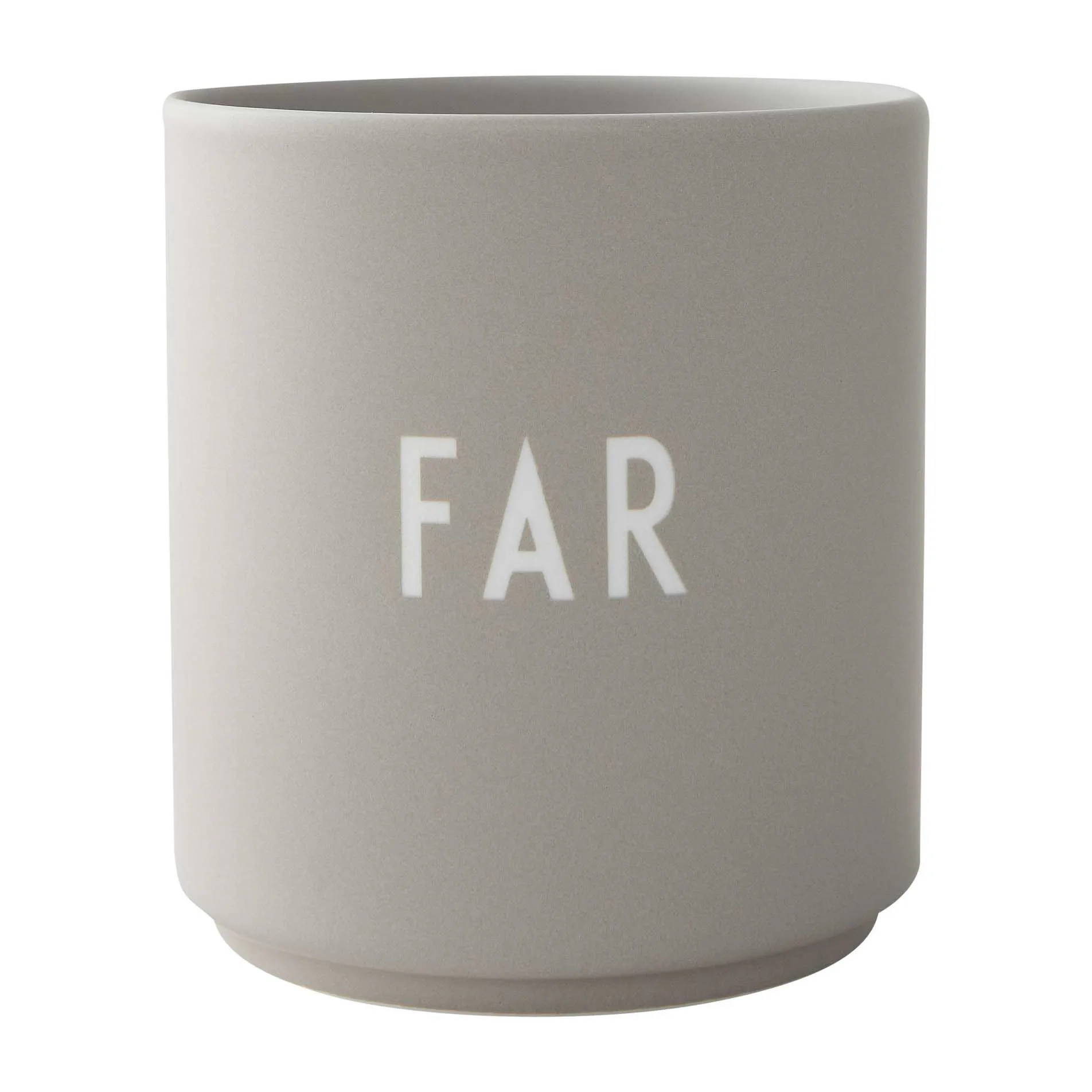 Design Letters Design Letters favoritkopp 25 cl Far-grey