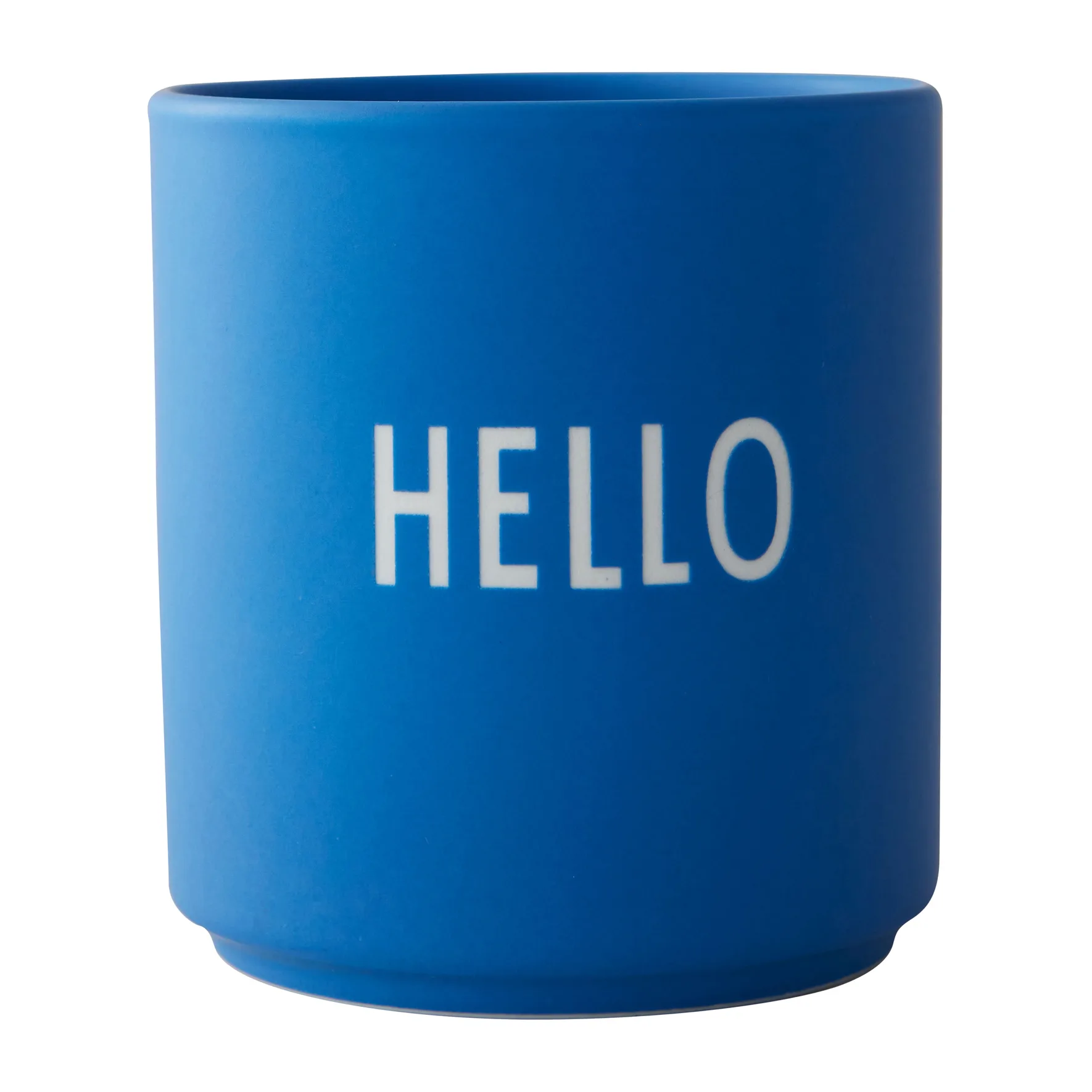 Design Letters Design Letters favoritkopp 25 cl Hello-cobalt blue
