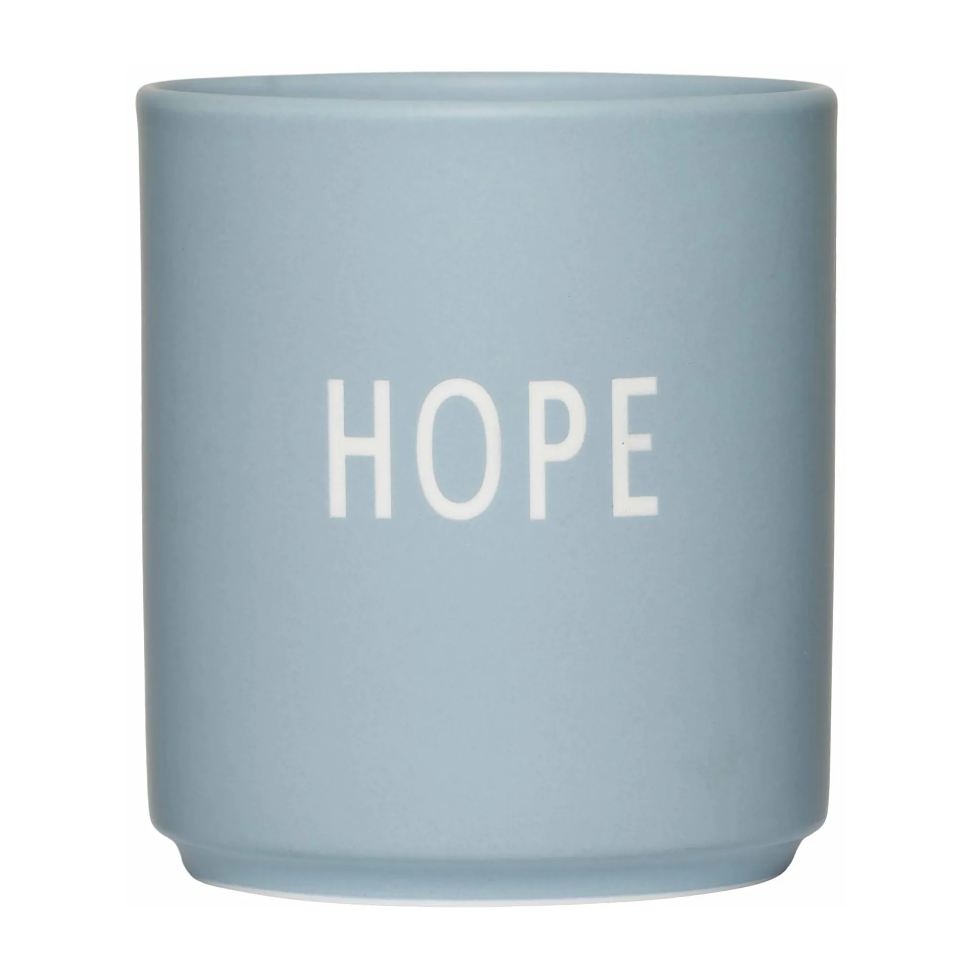 Design Letters Design Letters favoritkopp 25 cl Hope-light blue
