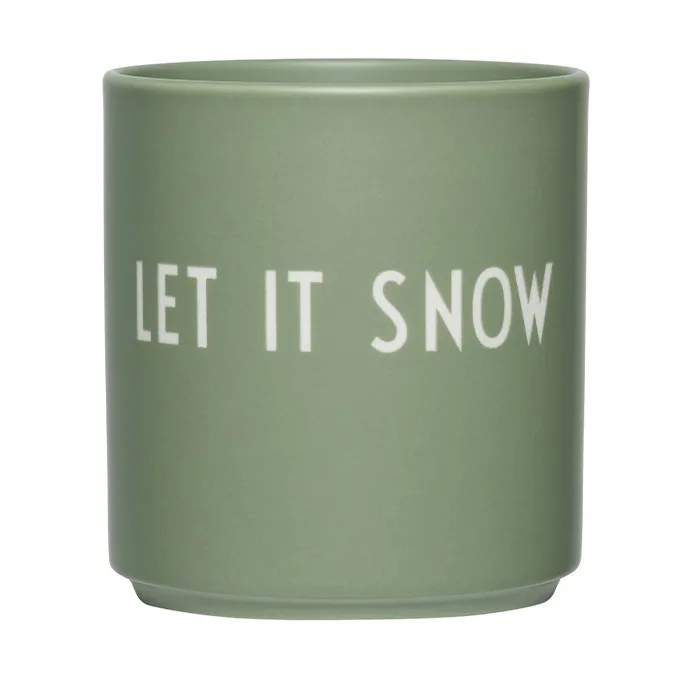 Design Letters Design Letters favoritkopp 25 cl Let it snow