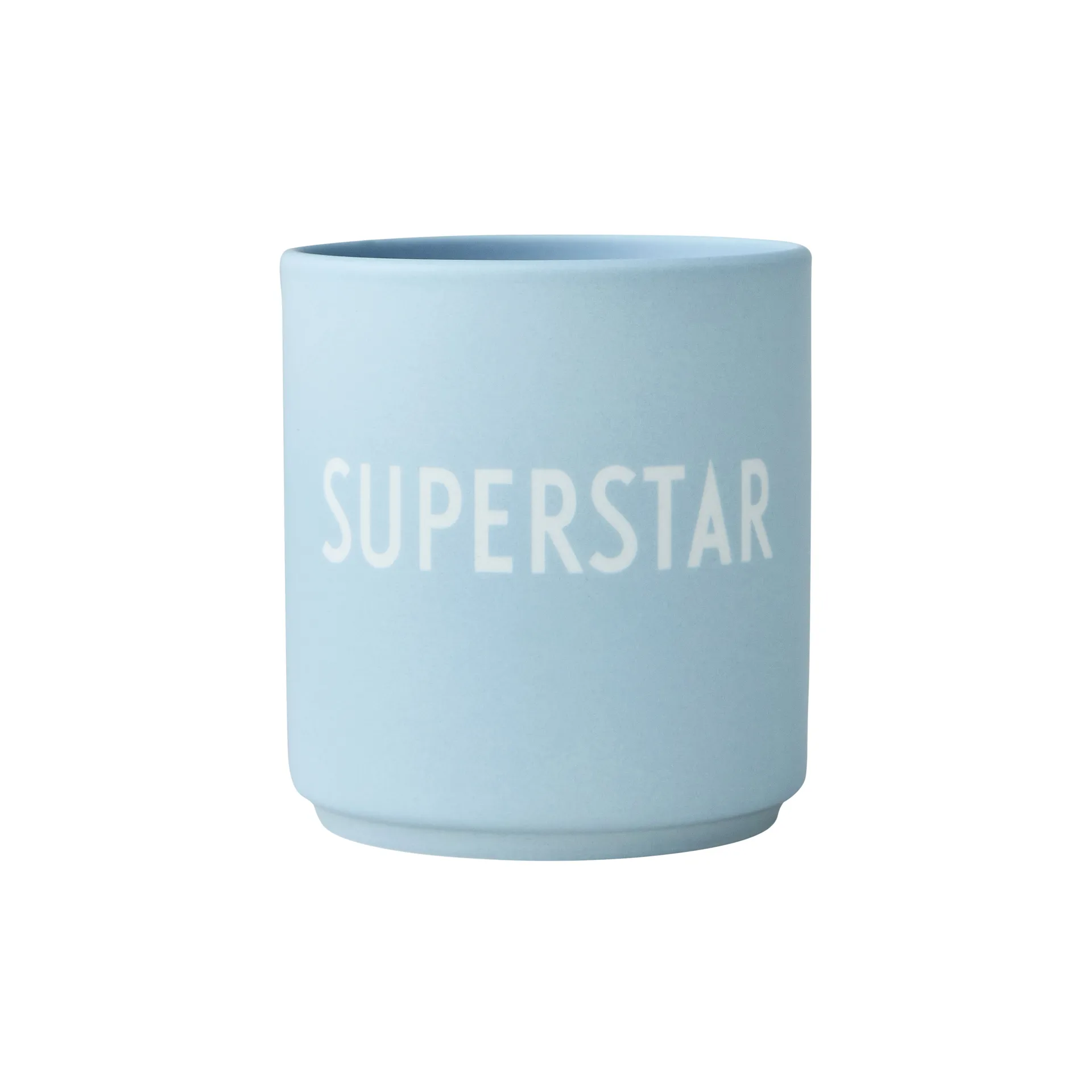 Design Letters Design Letters favoritkopp 25 cl Superstar (Bl&aring;)