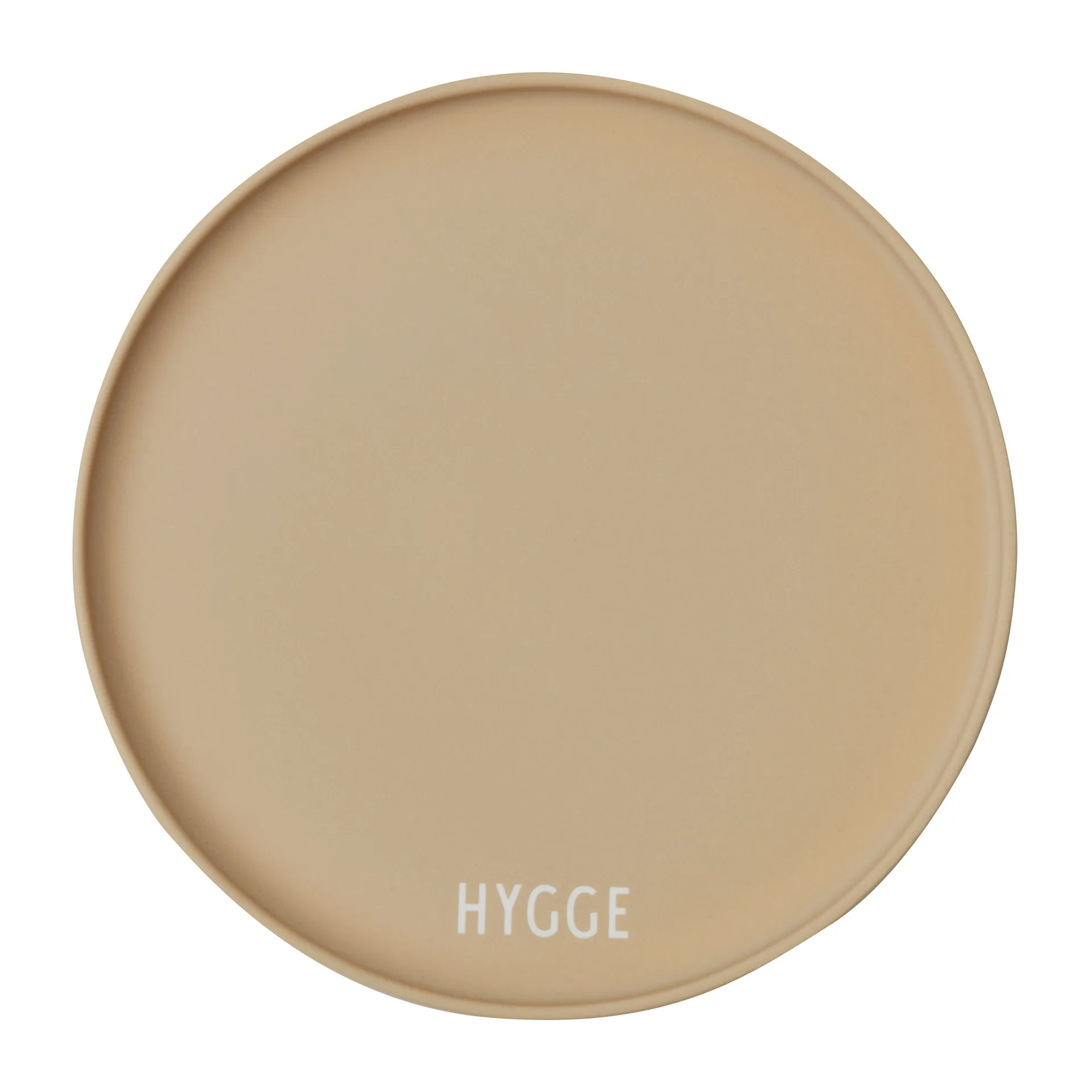 Design Letters Design Letters favorittallrik &Oslash;22 cm Hygge-beige