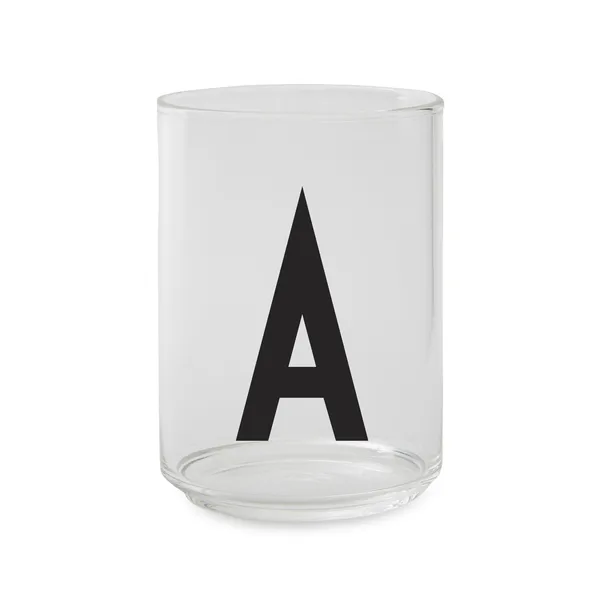 Design Letters glas, A