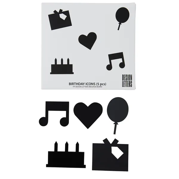 Design Letters Happy Birthday icons