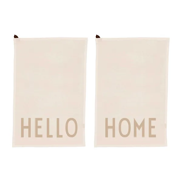 Design Letters kökshandduk favorit 2-pack, Hello-home-off