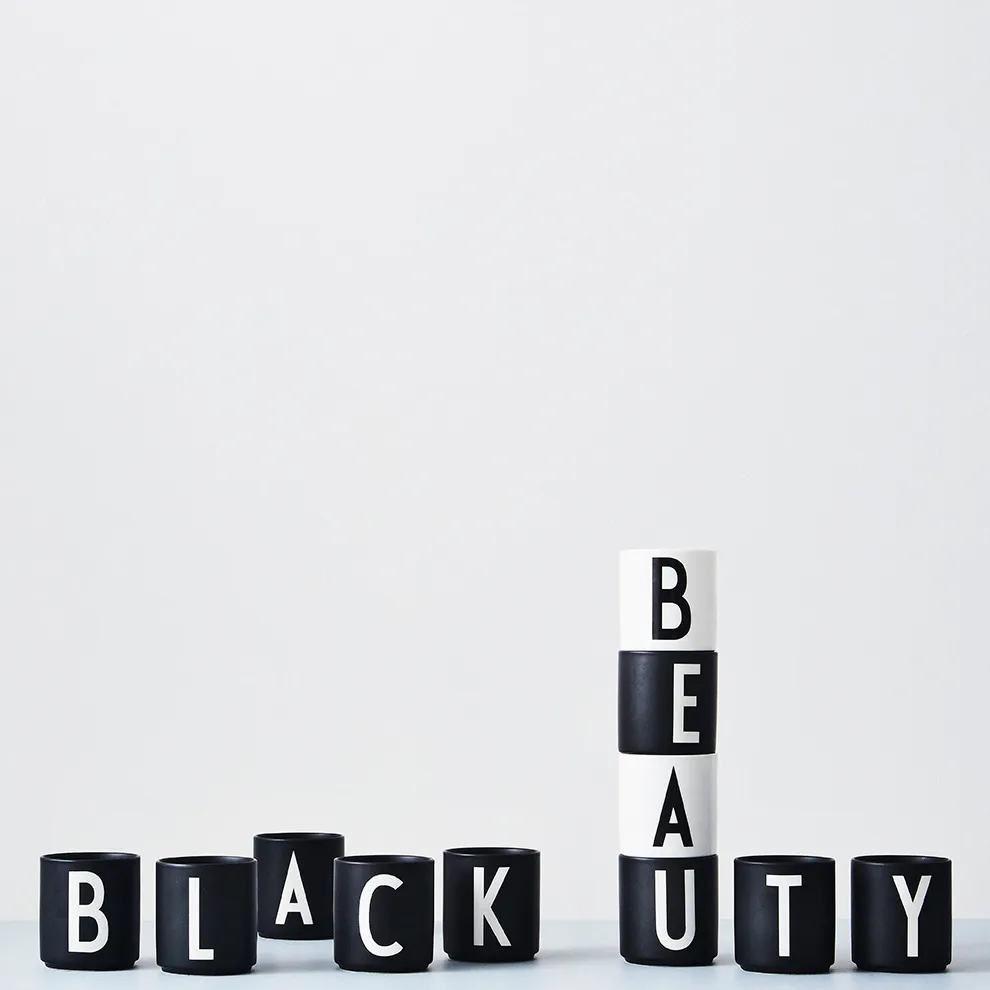 Design Letters Design Letters kopp svart P