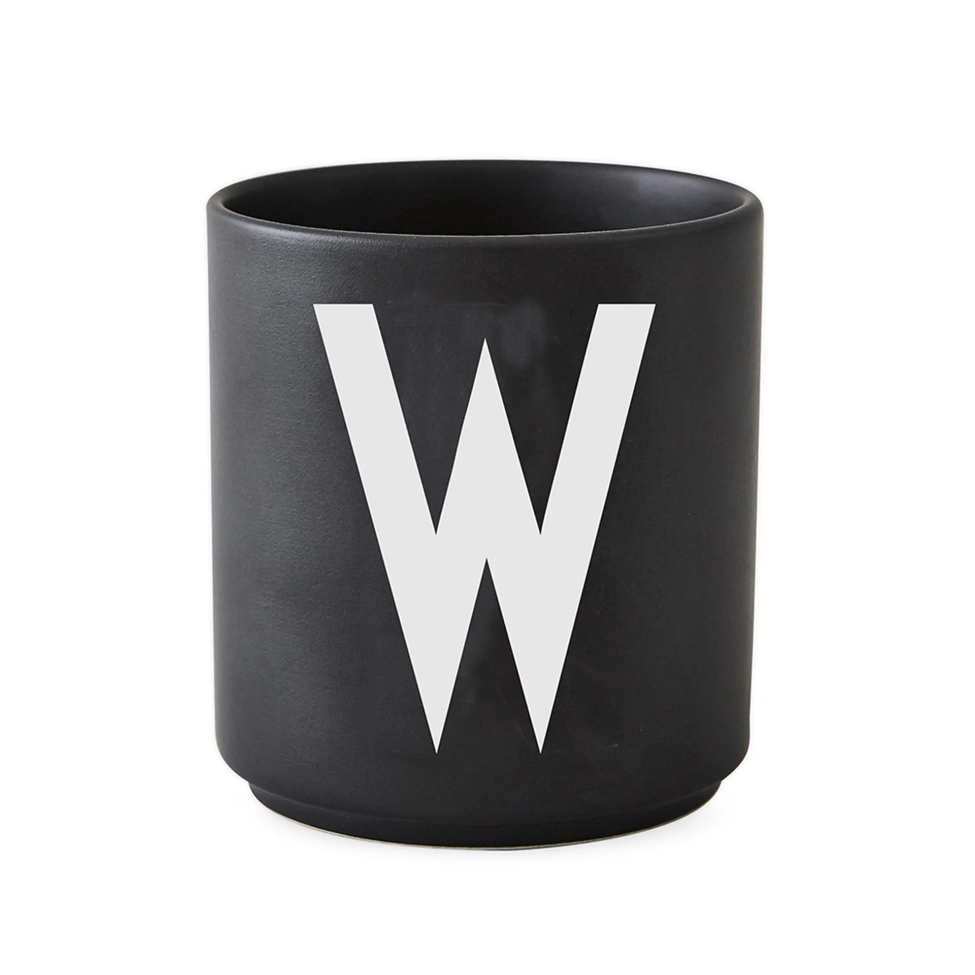 Design Letters Design Letters kopp svart W