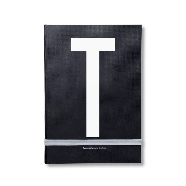 Design Letters personlig anteckningsbok, T