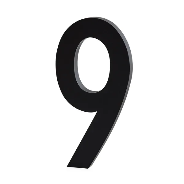 Design Letters siffror aluminium 100 mm, 9