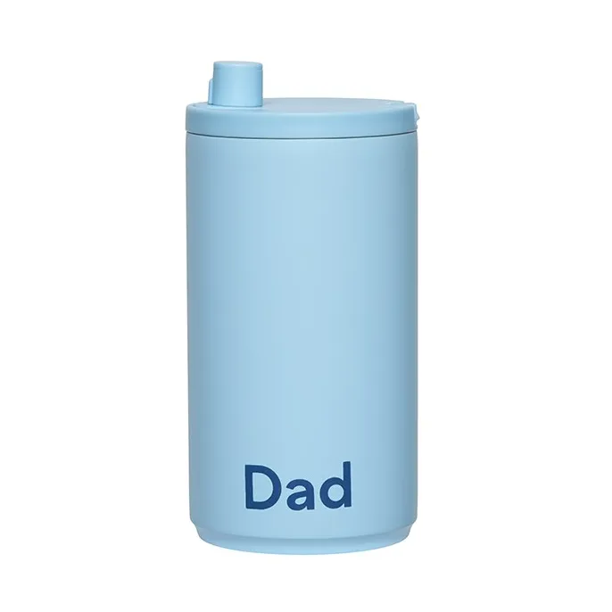 Design Letters Design Letters to go-krus 35 cl Dad-Lyseblå