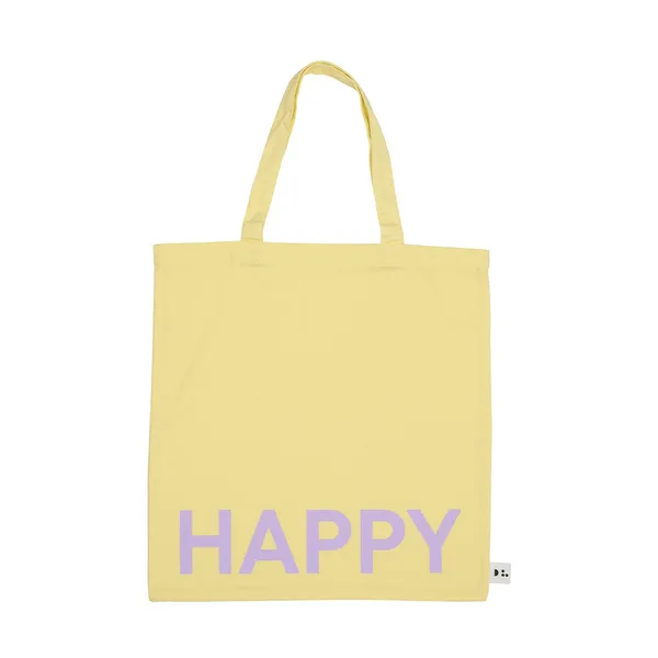 Design Letters Tote bag väska, Yellow