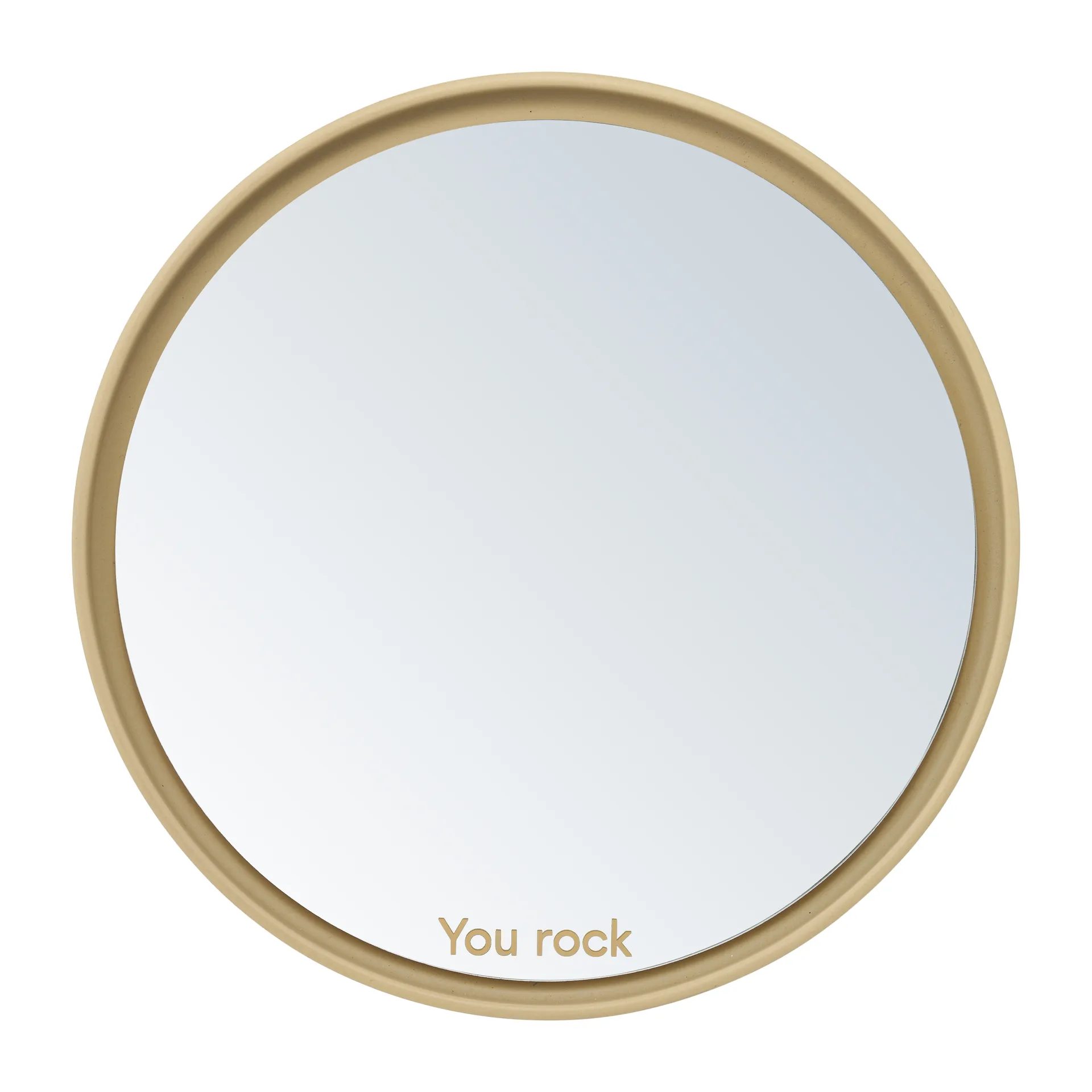Design Letters Miroir de table Mirror Mirror Ø Beige