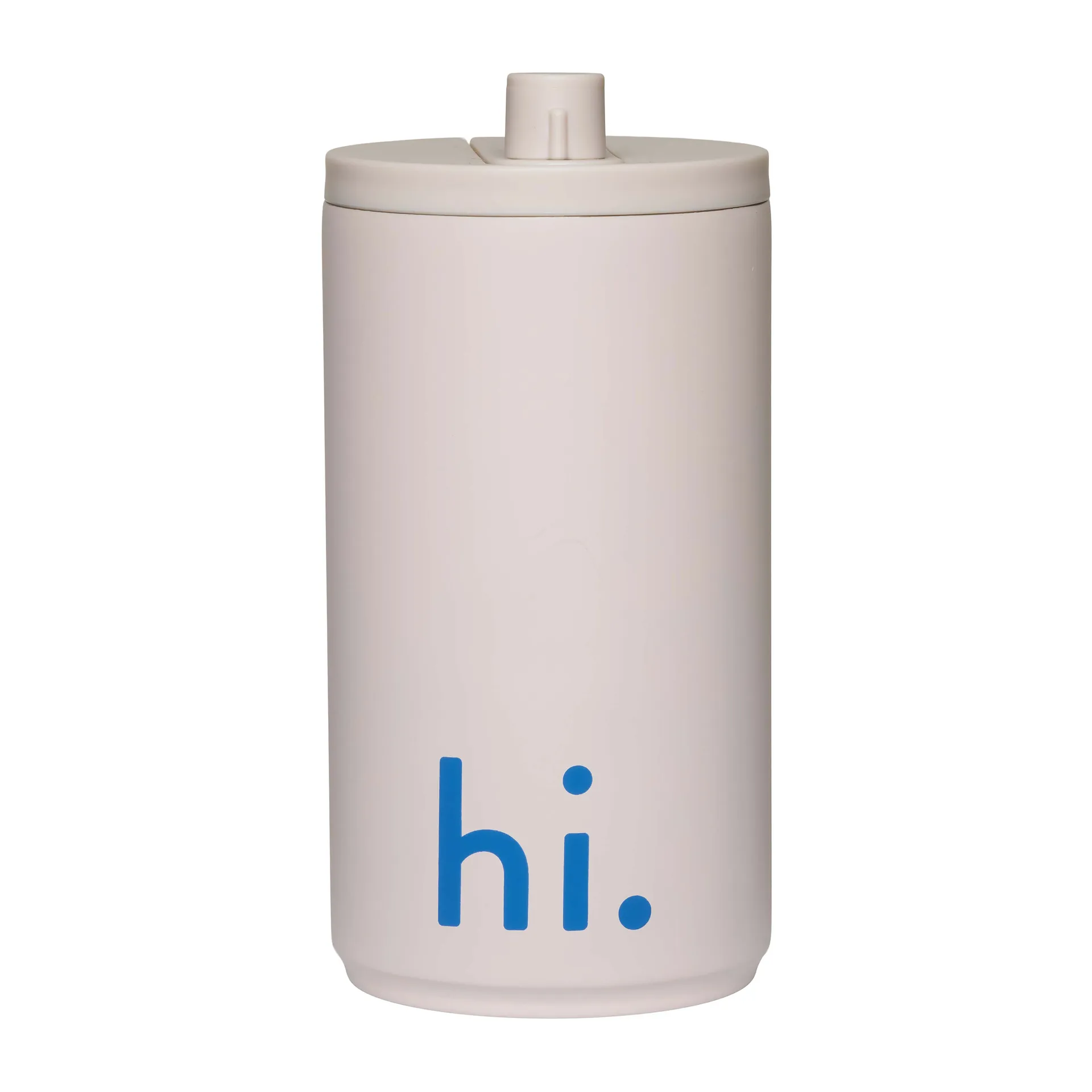 Design Letters Mugg à emporter 35 cl Design Letters Hi-pastel beige