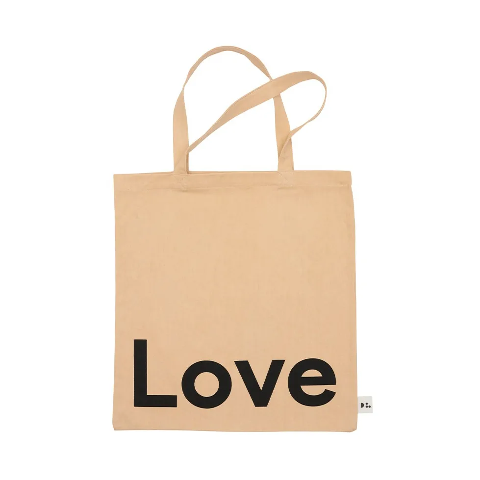 Design Letters Sac Tote bag Design Letters Love-beige