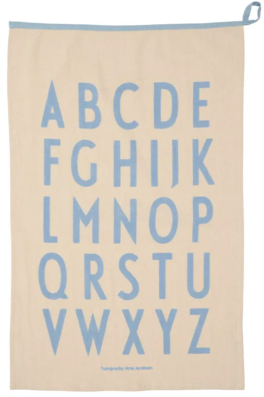 Design Letters Serviette de cuisine Design Letters Premium classic cm ABC-bleu