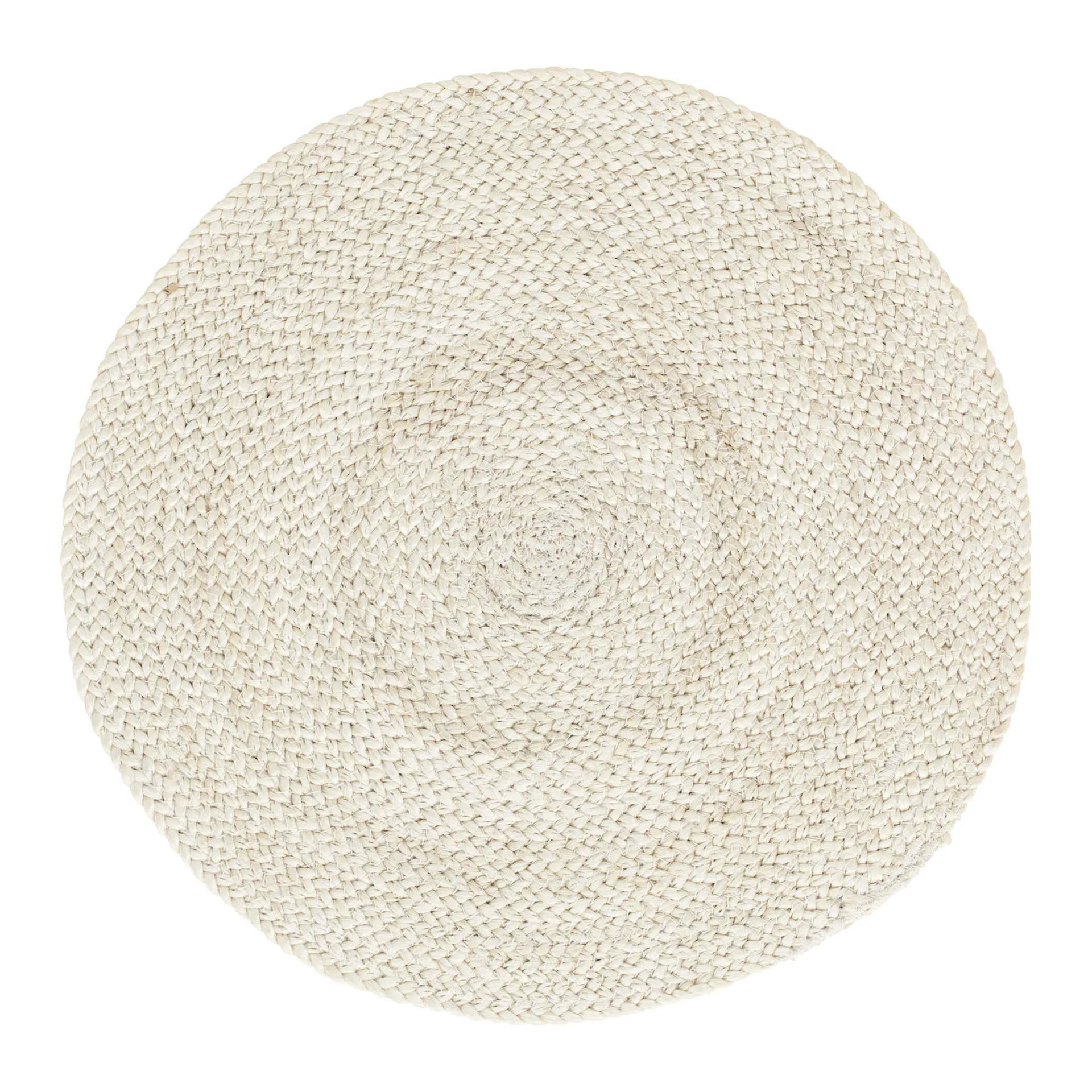Dixie Braided dækkeserviet Ø38 cm Ivory