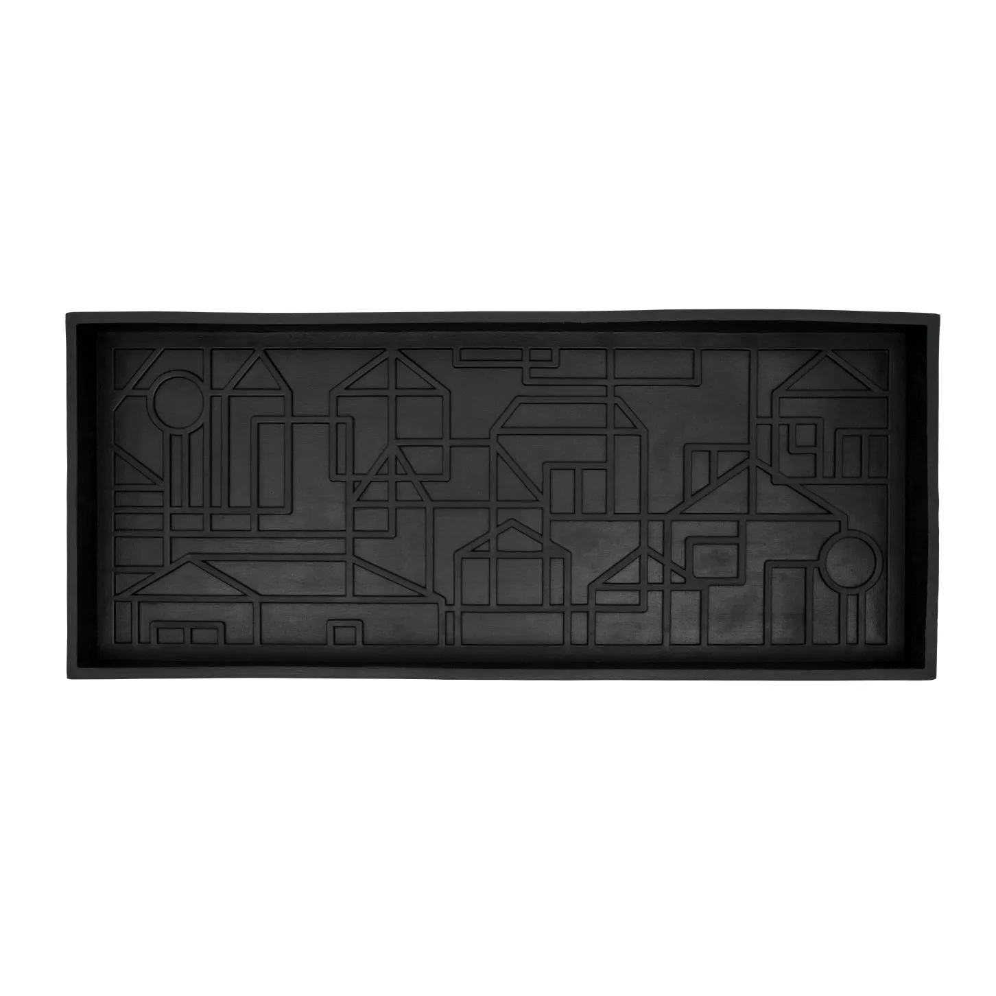 Dixie Dixie gummimatta med kant Villastad, 36×85 cm