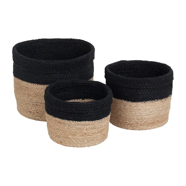 Elin förvaringskorg 3-pack, Natur