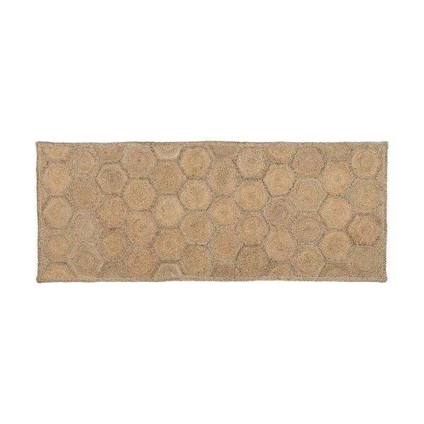 Elin matta, Honey comb natural, 80x200 cm
