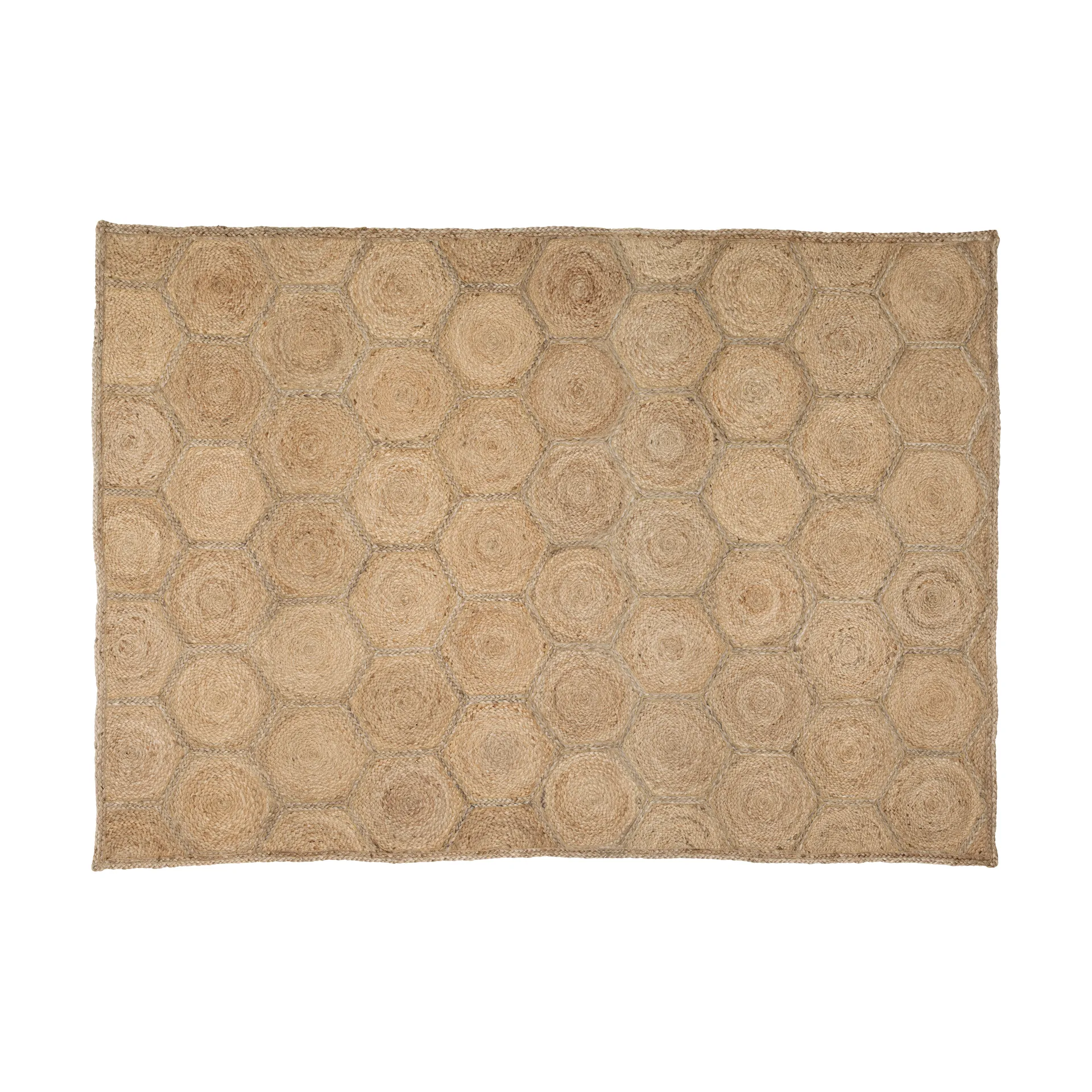 Dixie Elin tæppe Honey comb natural, 160x230 cm