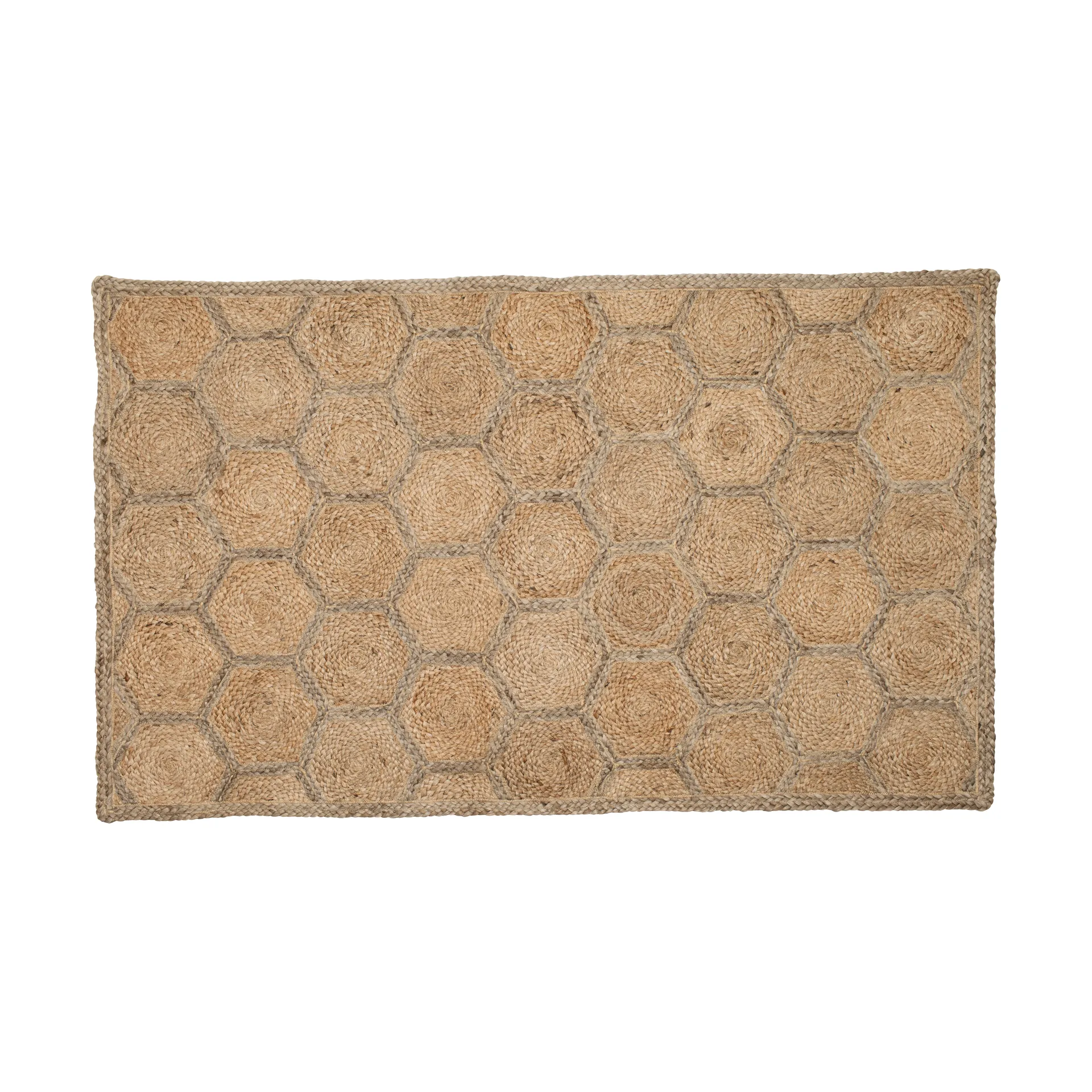 Dixie Elin tæppe Honey comb natural, 90x150 cm