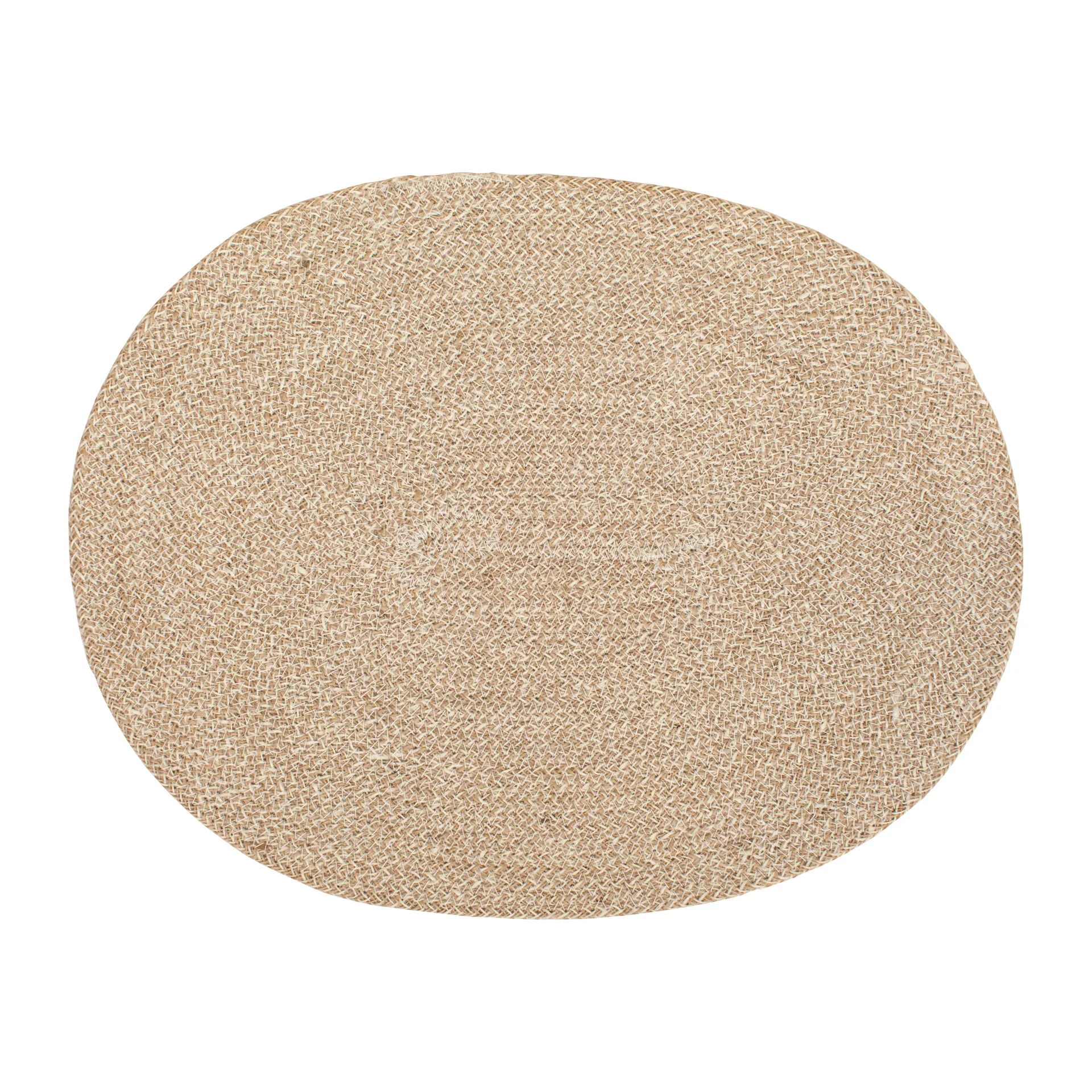 Ella Dækkeserviet Oval - White/Natural - Dixie