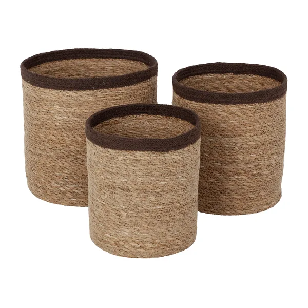 Emil förvaringskorg 3-pack large, Natur
