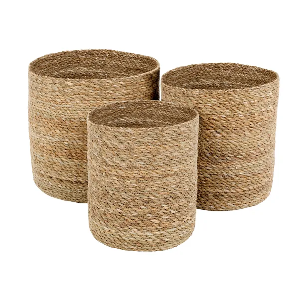 Emil förvaringskorg 3-pack small, Natur