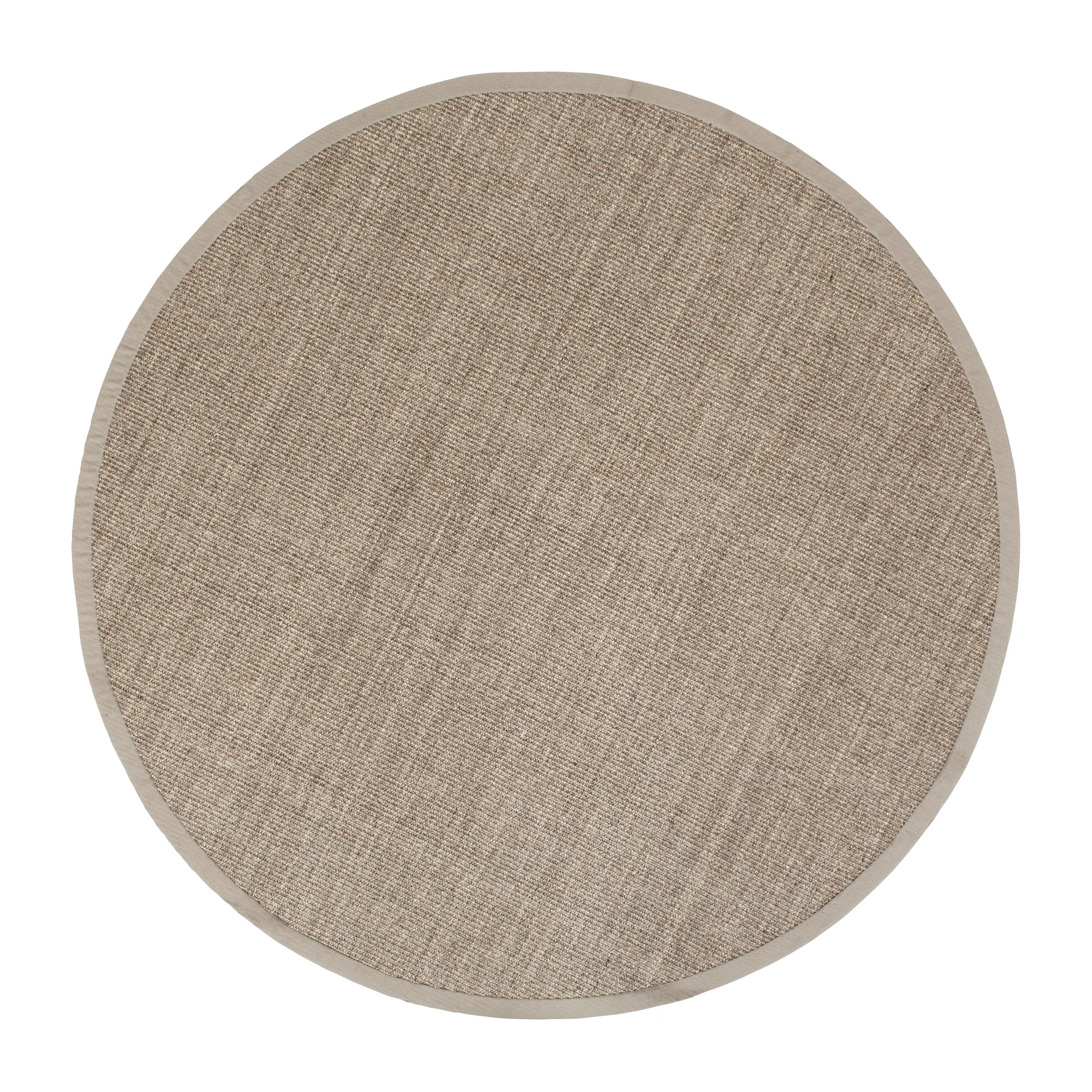 Dixie Jenny Sisal rundt tæppe Natural grey Ø250 cm