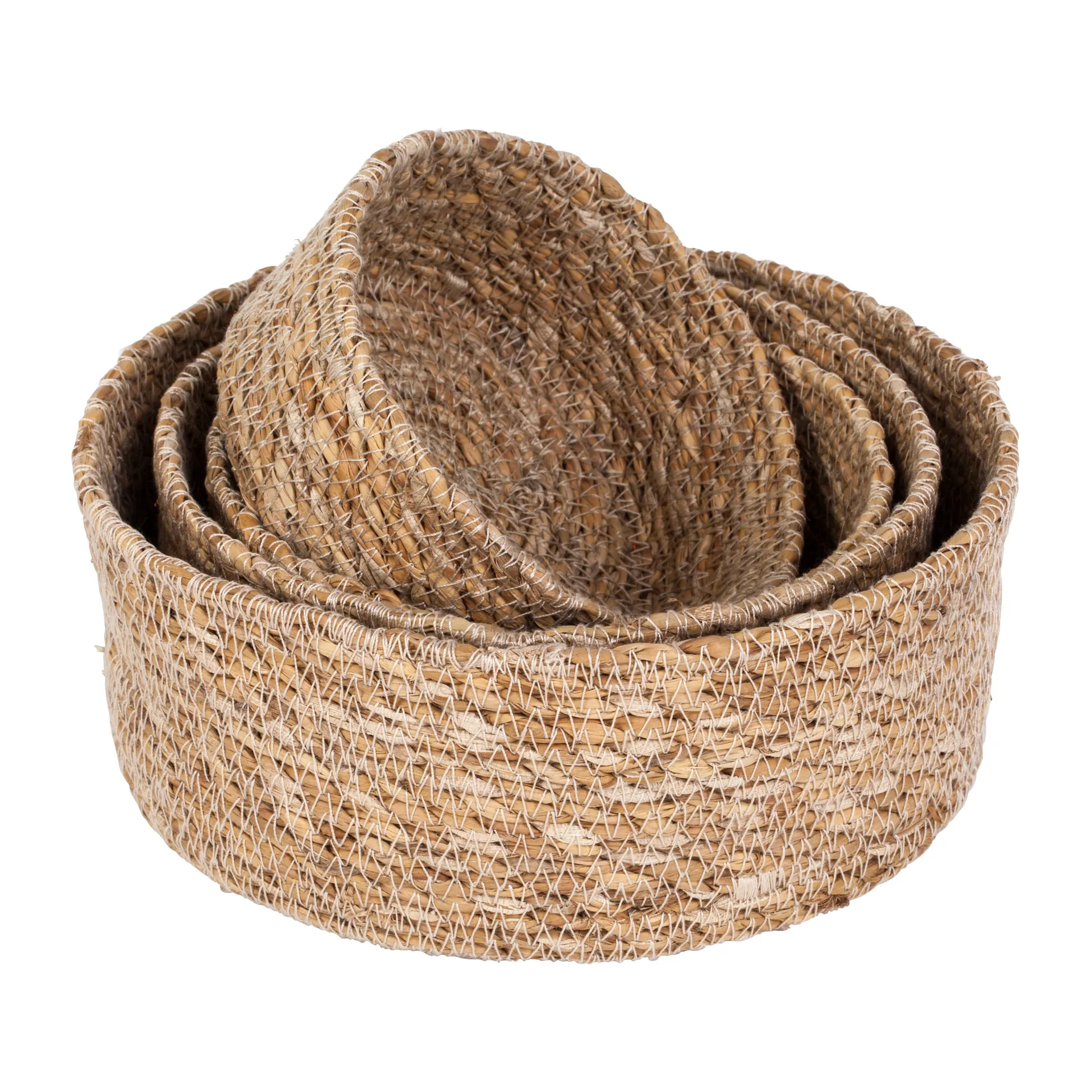 Dixie Panier Emil seagrass small Lot de 4 Nature