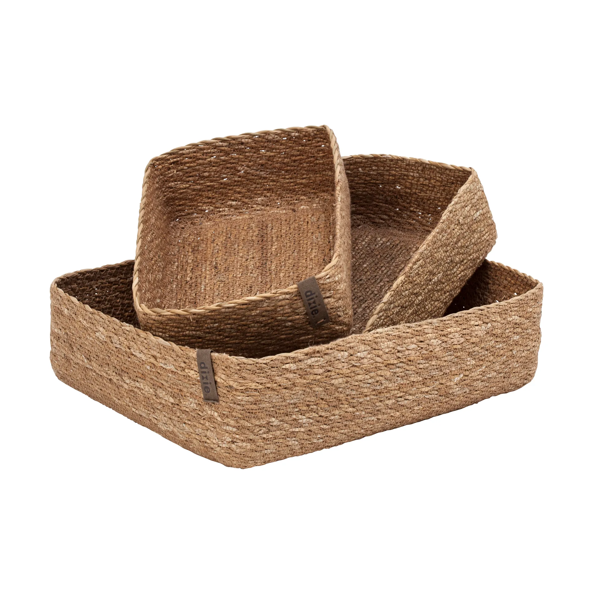 Dixie Set de boîtes de rangement Emil, 3 pièces Natural