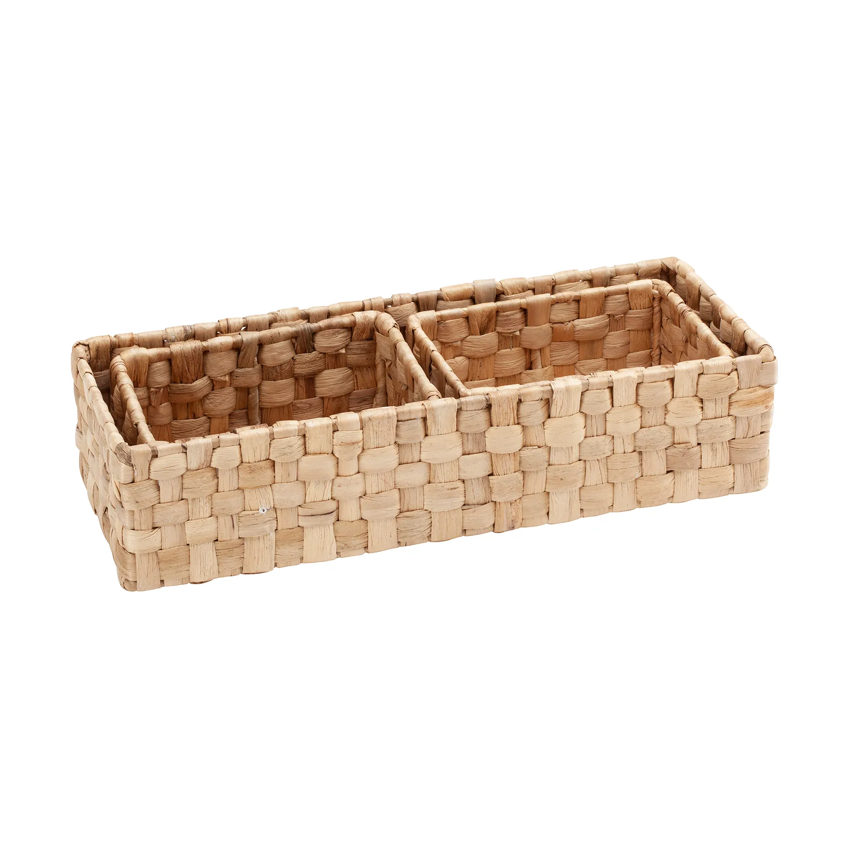 Dixie Set de boîtes de rangement Lily Panama, 3 pièces Natural