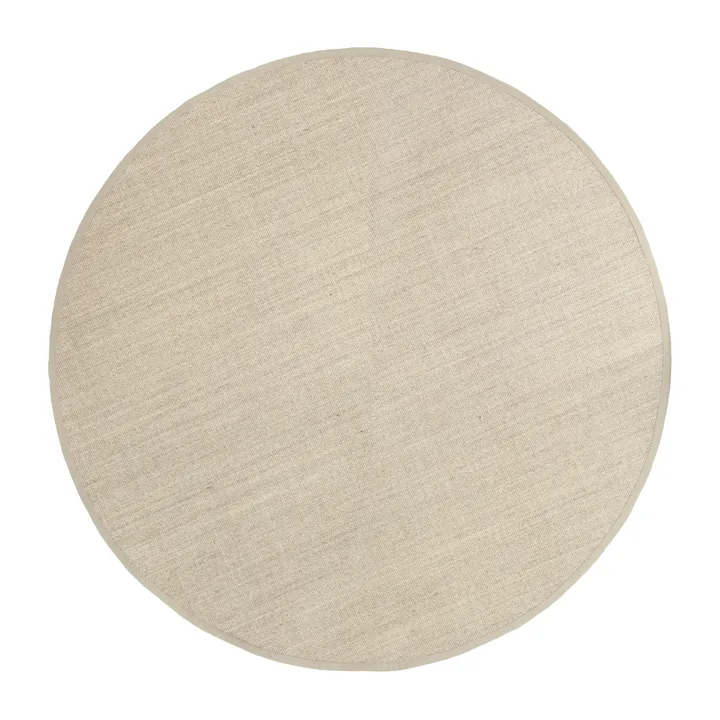 Sisal Teppich rund marble