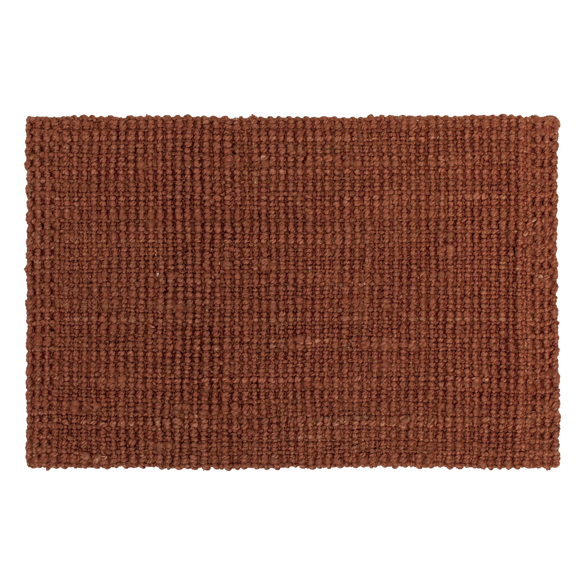 Dixie Tapis de porte Jute rusty red cm