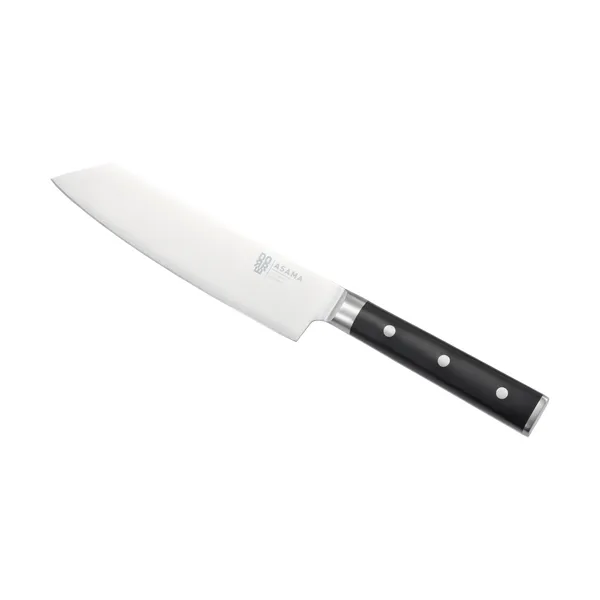 Asama Kiritsukekniv, Rostfritt stål, svart, 33 cm