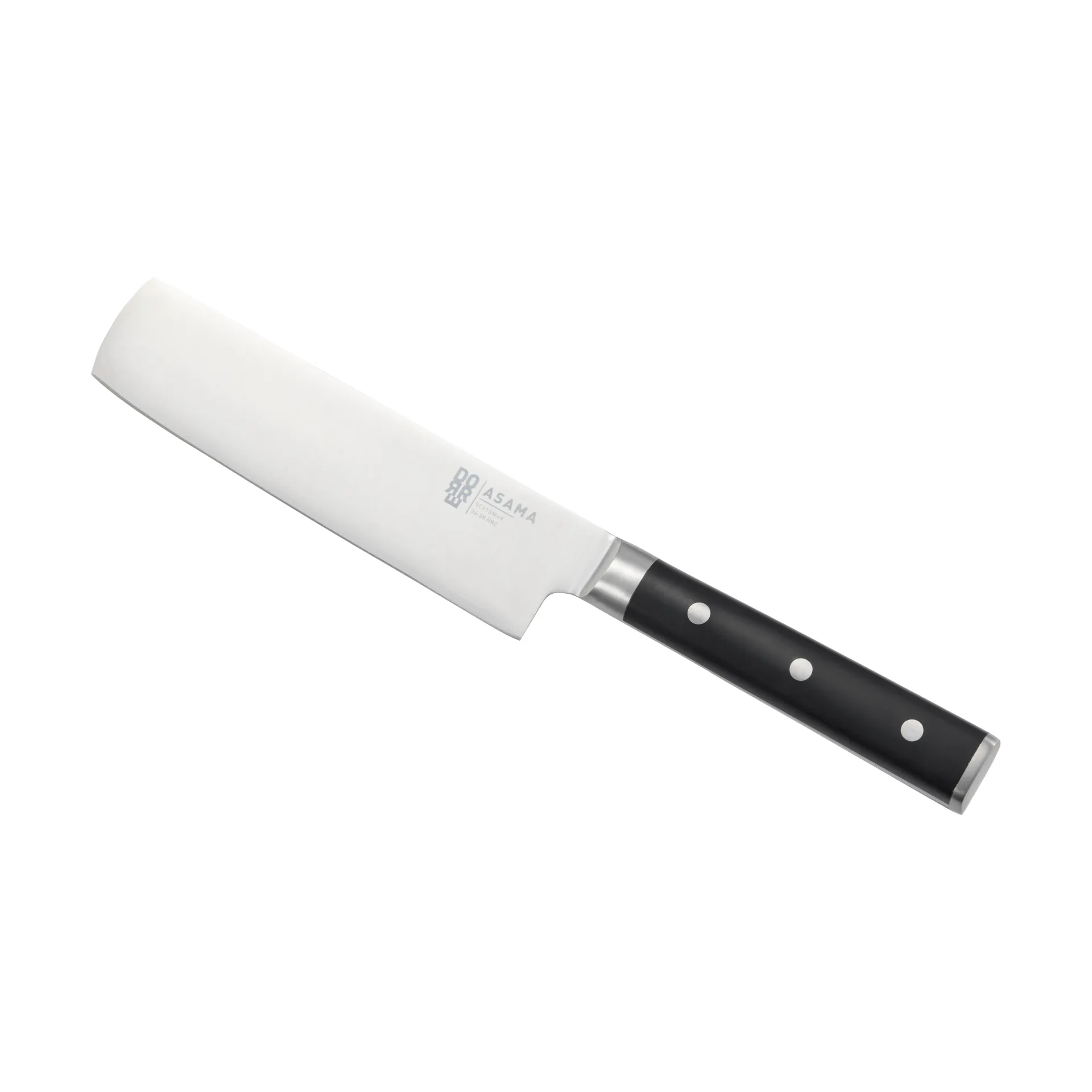 Dorre Asama Nakiri grøntsagshakker Rustfrit stål, sort, 31 cm billede