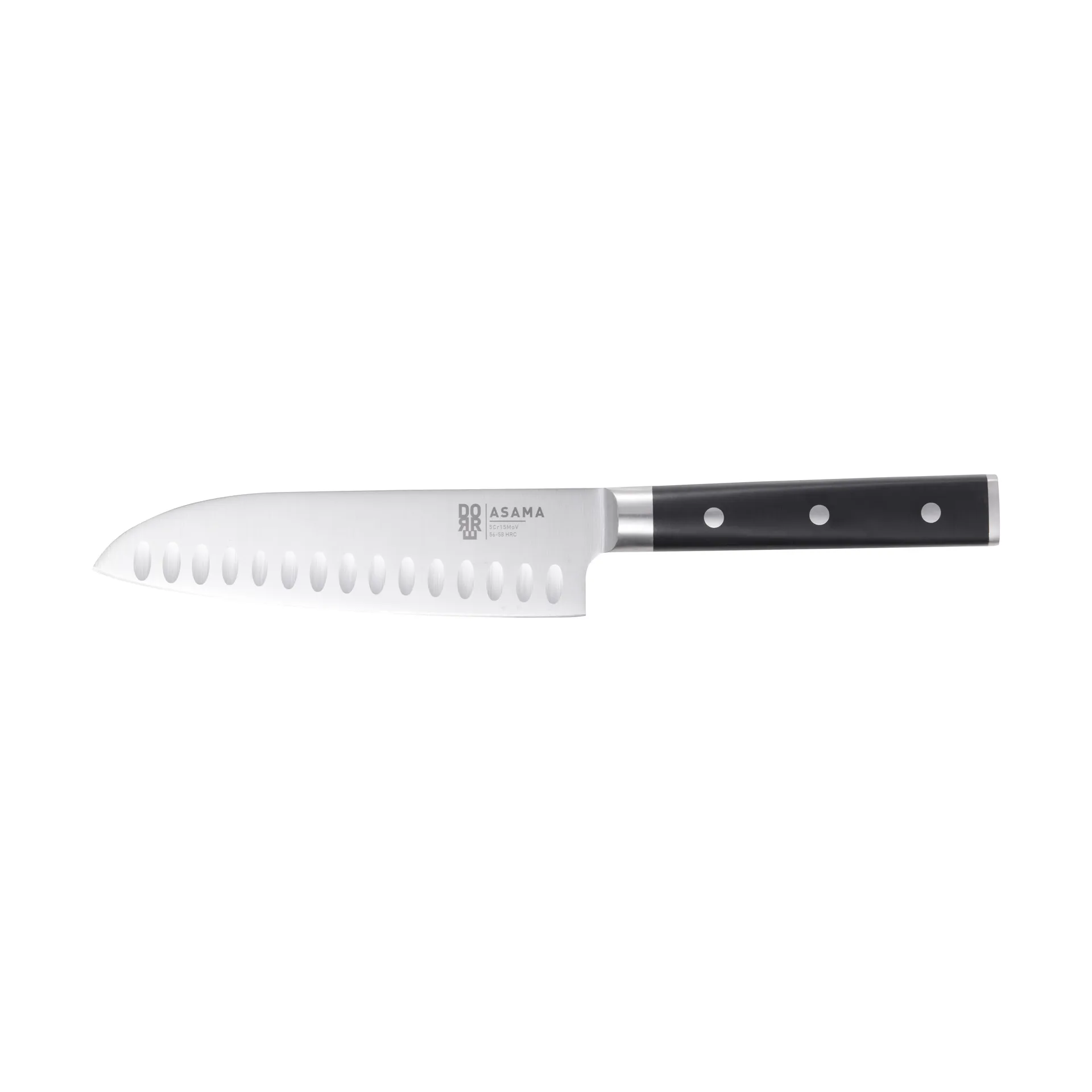 Dorre Asama santoku kokkekniv 18 cm Rustfrit stål billede