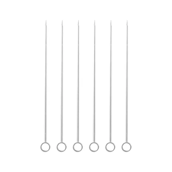 Carita cocktailpinnar 6-pack, Rostfritt stål
