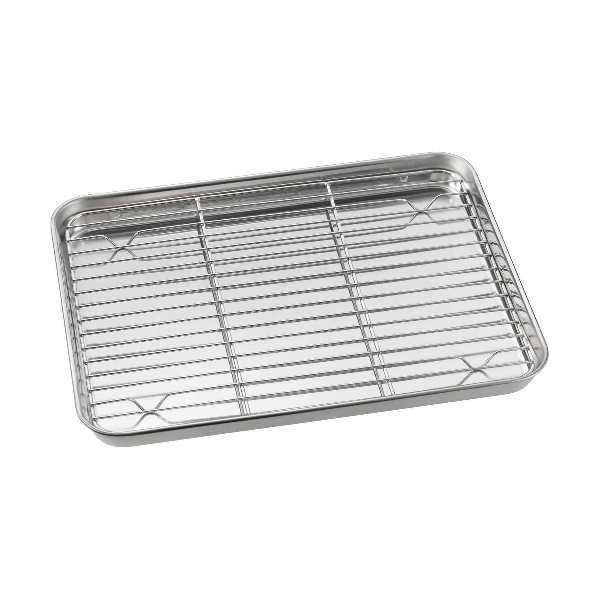 Dorre Gili gastroblech Rustfrit stål, med rist, 31,5x24,5 cm