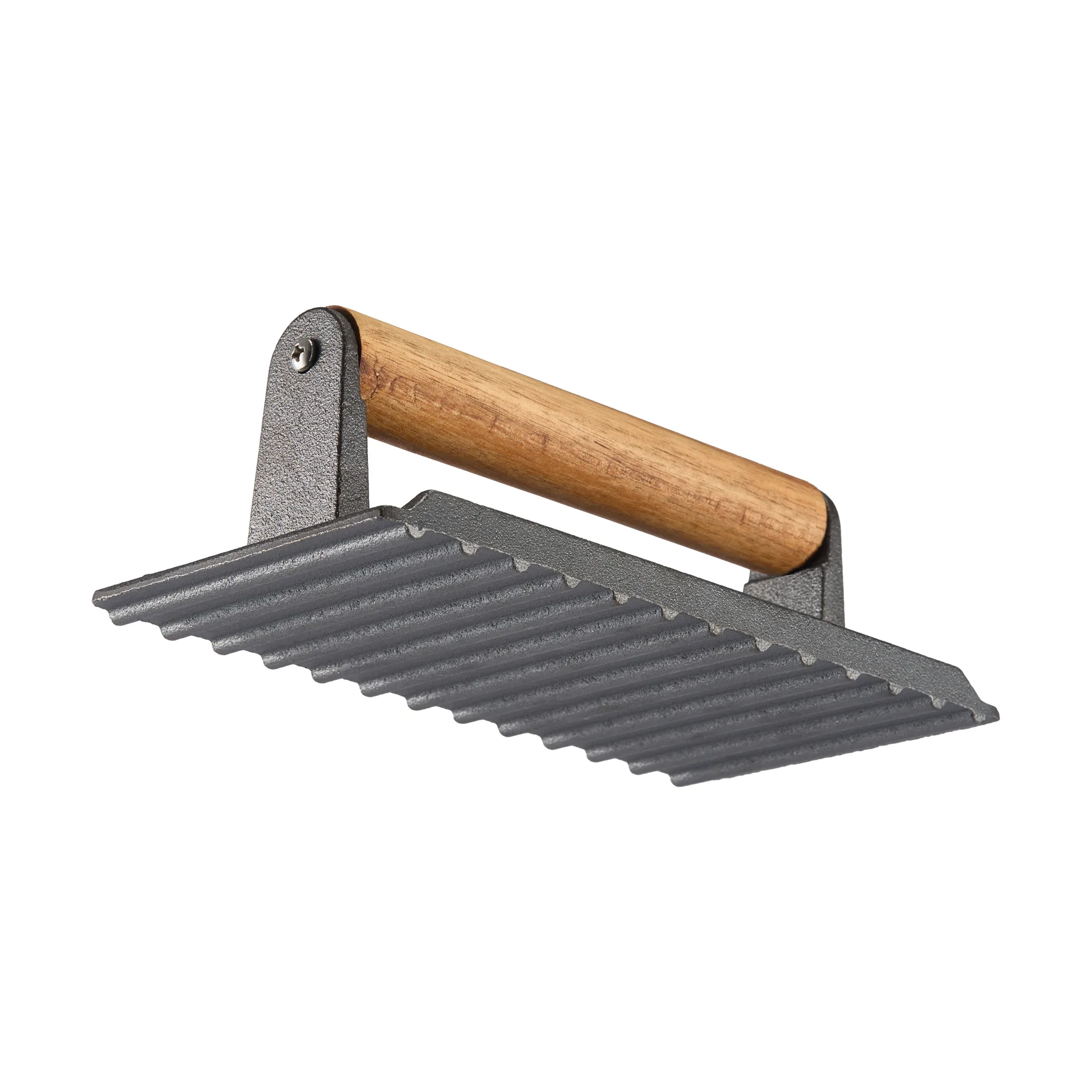 Dorre Griffin grillpresse/stekevægt Støbejern, træhåndtag, 20x10 cm