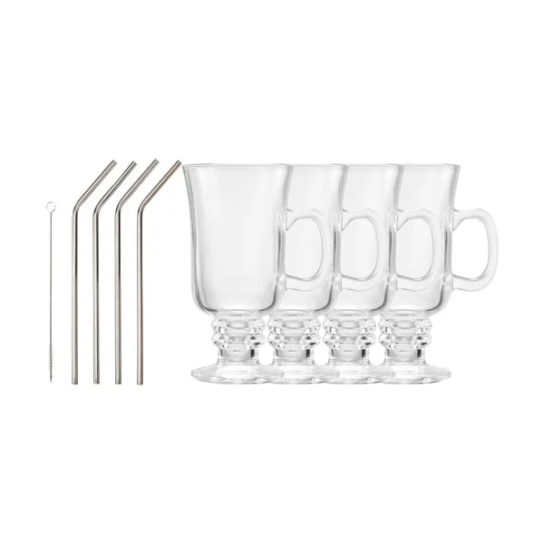 Iona Irish coffee set, Glas, 9 delar