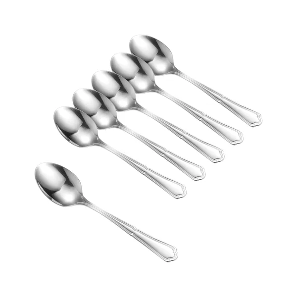 New England dessertsked 6-pack, Rostfritt stål