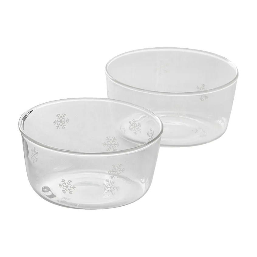 Dorre Sn&ouml;stj&auml;rna sk&aring;l &Oslash;10 cm 2-pack Glas