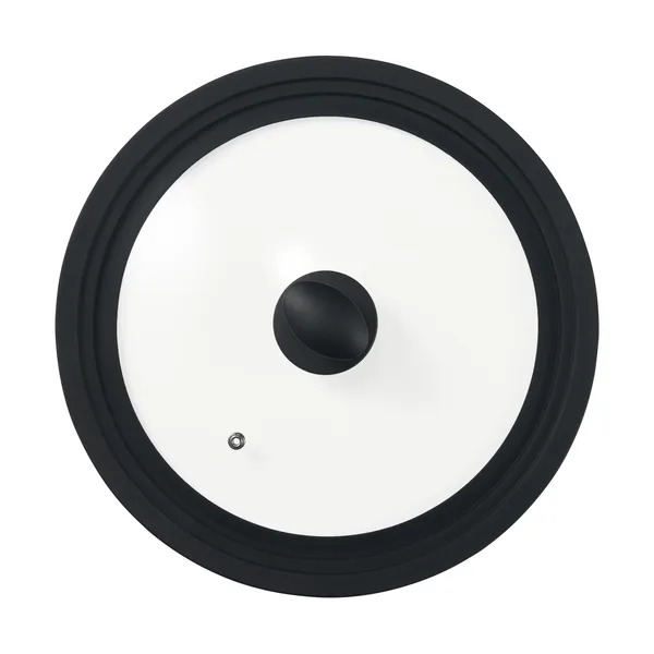 Una Universallock svart silikon rund, Glas