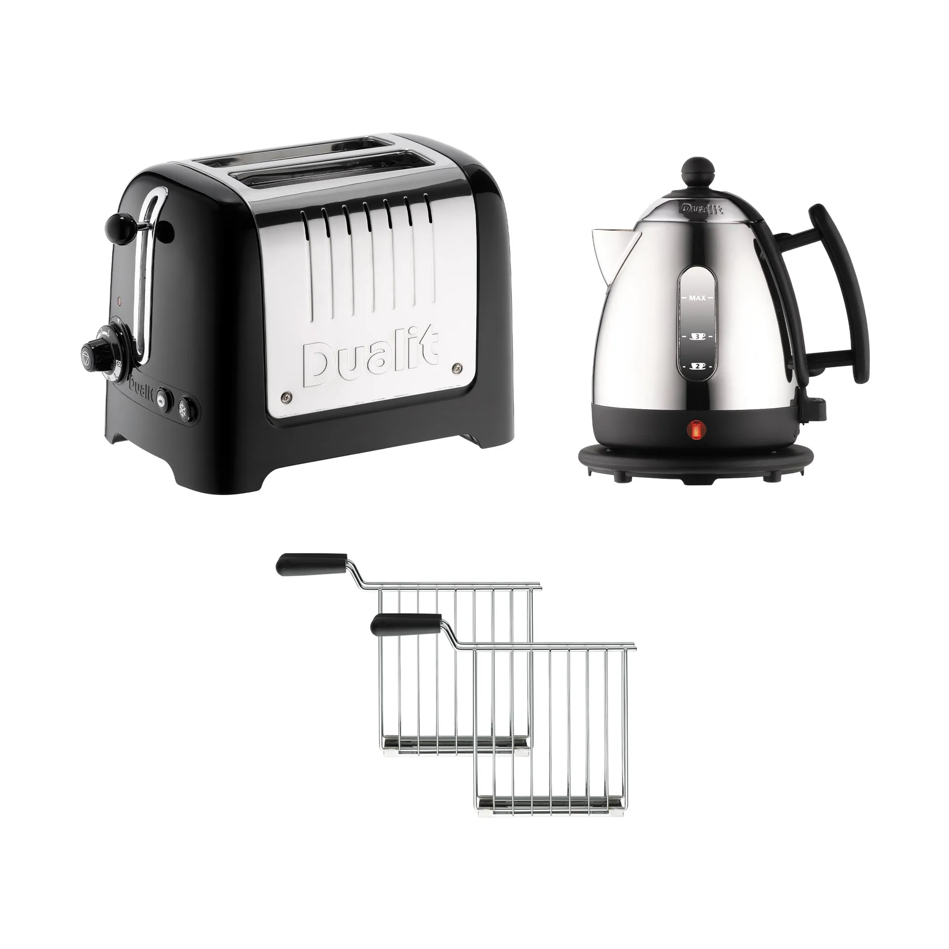 Dualit Dualit Lite vandkoger og brødrister 2 dele Sort