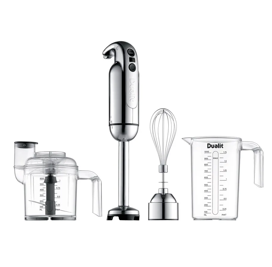 Dualit Dualit stavblender med tilbehør Rustfrit stål